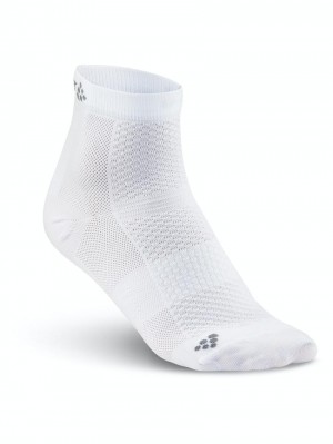 Craft Cool Mid 2-Pack Women's Socks White | EA1156