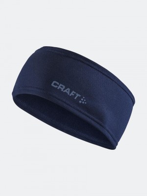 Craft Core Essence Thermal Headband Men's Caps And Hats Navy Blue | PA2051