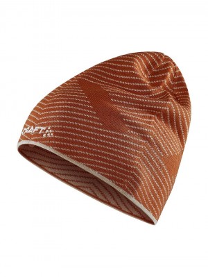 Craft Core Race Knit Women's Caps And Hats Orange | SA949